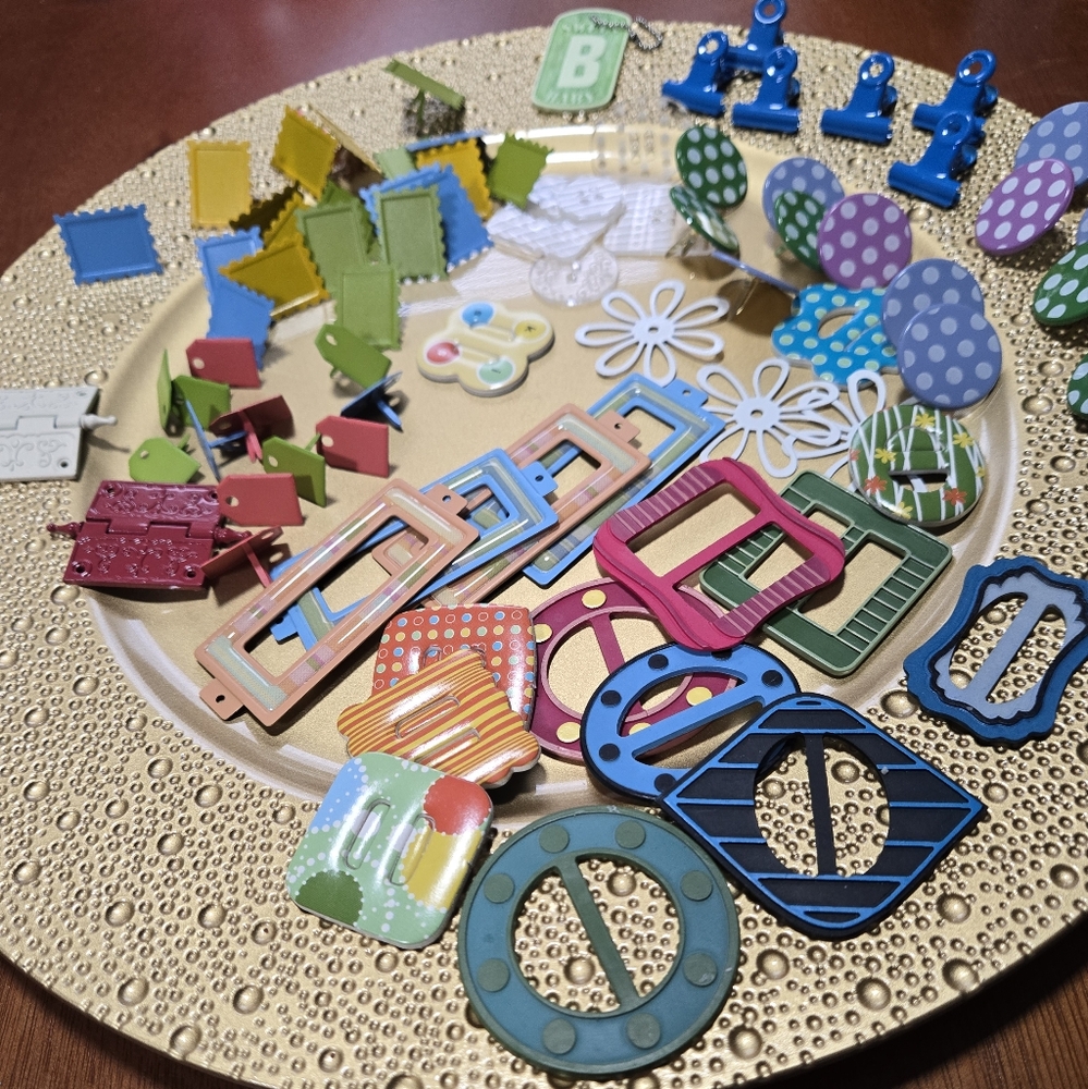 Colorful Scrapbooking Embellishments - Picture 2 of 16